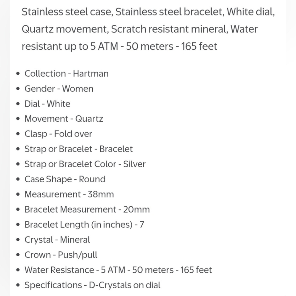 Michael Kors Womens Hartman Watch- Silver - Picture 6 of 6